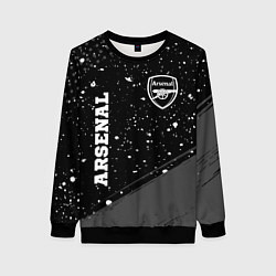 Женский свитшот Arsenal sport на темном фоне вертикально