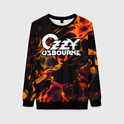 Женский свитшот Ozzy Osbourne red lava