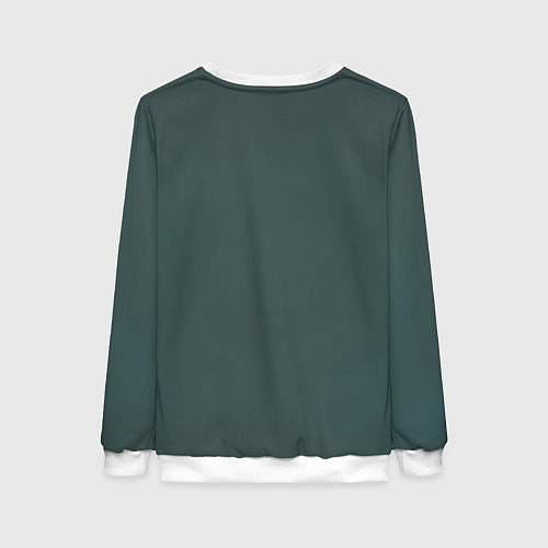 Женский свитшот Круглая овечка: о чем думаешь, о своем овечном / 3D-Белый – фото 2