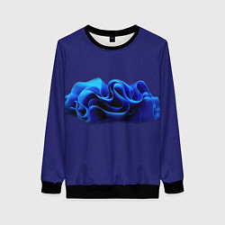 Женский свитшот Синие воланы графика