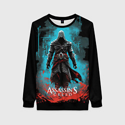 Женский свитшот Assassins creed подводный город