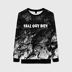 Женский свитшот Fall Out Boy black graphite