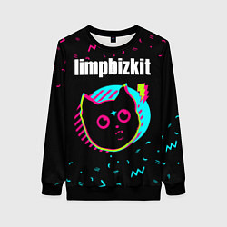 Женский свитшот Limp Bizkit - rock star cat
