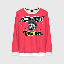 Женский свитшот God save pank