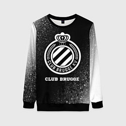 Женский свитшот Club Brugge sport на темном фоне