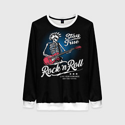 Женский свитшот Rock and roll - punk