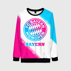 Женский свитшот Bayern neon gradient style