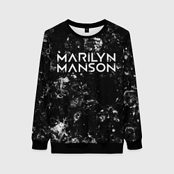 Женский свитшот Marilyn Manson black ice