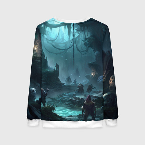 Женский свитшот League Of Legends Akali Kda / 3D-Белый – фото 2