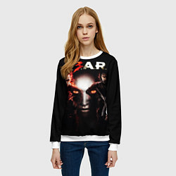 Свитшот женский FEAR 3, цвет: 3D-белый — фото 2