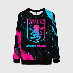 Женский свитшот Aston Villa - neon gradient