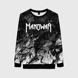 Свитшот женский Manowar black graphite, цвет: 3D-черный