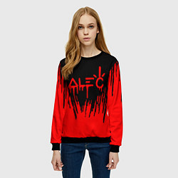 Свитшот женский Alec Monopoly капиталист, цвет: 3D-черный — фото 2