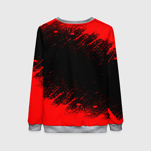 Женский свитшот Dead by daylight огненный / 3D-Меланж – фото 2