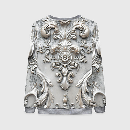 Женский свитшот Объемный орнамент / 3D-Меланж – фото 2