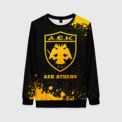 Женский свитшот AEK Athens - gold gradient