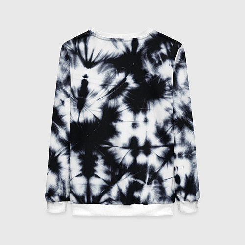 Женский свитшот Серый тай дай / 3D-Белый – фото 2