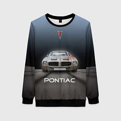 Свитшот женский Американский масл-кар Pontiac, цвет: 3D-черный