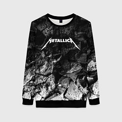 Свитшот женский Metallica black graphite, цвет: 3D-черный