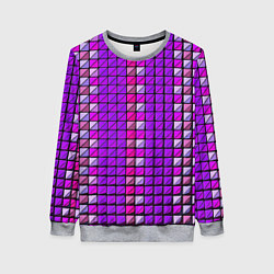 Женский свитшот Фиолетовые плитки