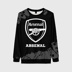 Свитшот женский Arsenal sport на темном фоне, цвет: 3D-черный