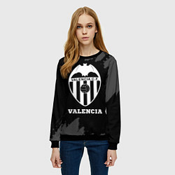 Свитшот женский Valencia sport на темном фоне, цвет: 3D-черный — фото 2