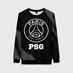 Женский свитшот PSG sport на темном фоне