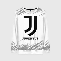 Свитшот женский Juventus sport на светлом фоне, цвет: 3D-белый