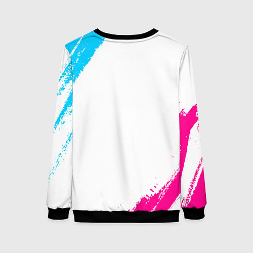 Женский свитшот West Ham neon gradient style / 3D-Черный – фото 2