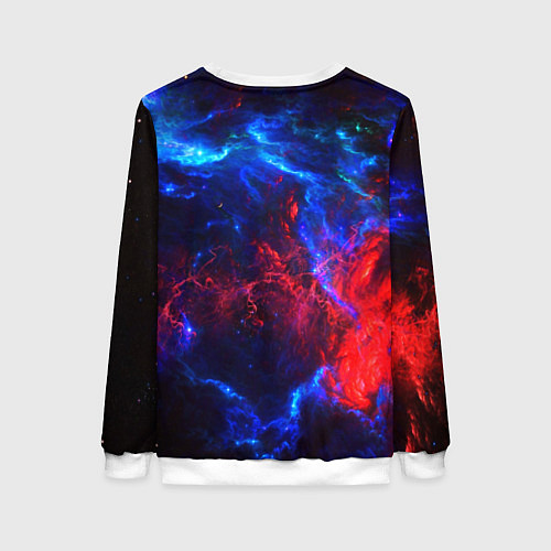 Женский свитшот Helldivers: Space Logo / 3D-Белый – фото 2