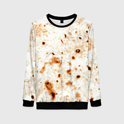 Женский свитшот Текстура светлого лаваша