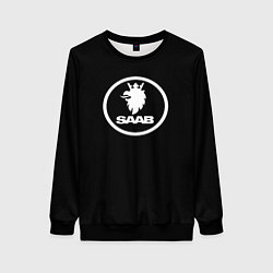 Женский свитшот Saab avto logo