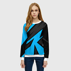 Свитшот женский Geometry racing, цвет: 3D-белый — фото 2