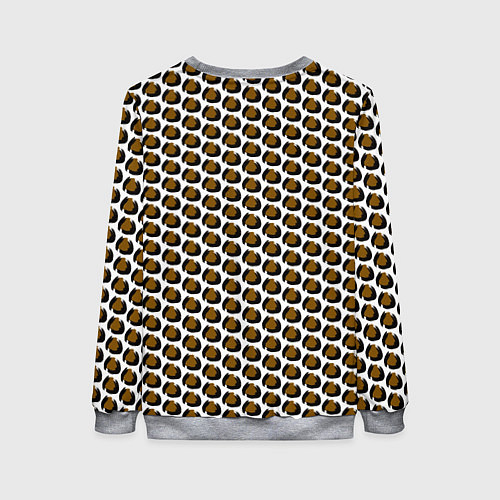 Женский свитшот Паттерн пятнышки / 3D-Меланж – фото 2