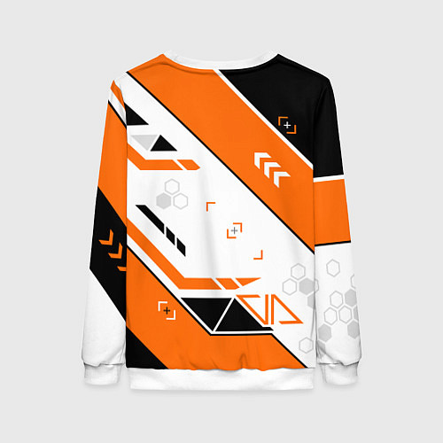 Женский свитшот Asiimov AWP skin / 3D-Белый – фото 2