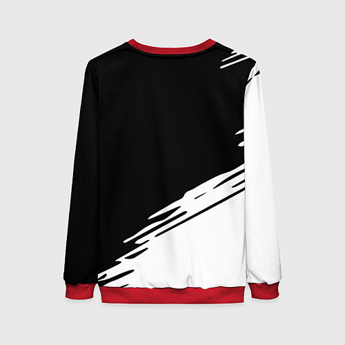 Женский свитшот BMW краски спорт текстура / 3D-Красный – фото 2