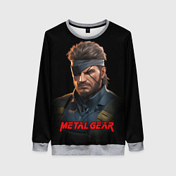 Женский свитшот Веном Снейк из игры Metal gear