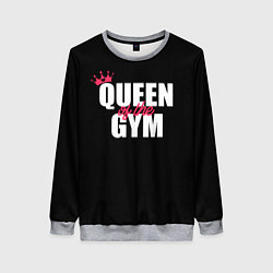 Женский свитшот Queen of the gym - crown