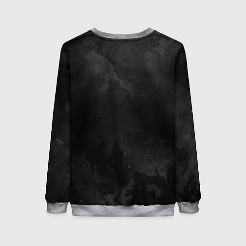 Женский свитшот Человек идет по ночному городу / 3D-Меланж – фото 2