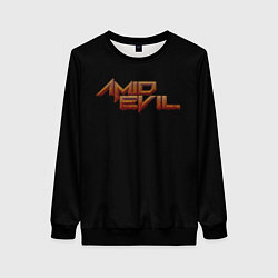 Свитшот женский Amid Evil, цвет: 3D-черный