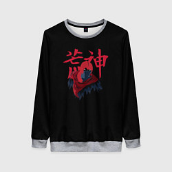 Свитшот женский Aragami logo ninja, цвет: 3D-меланж