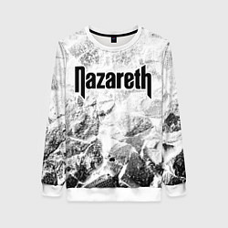 Женский свитшот Nazareth white graphite