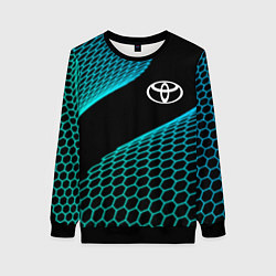 Женский свитшот Toyota electro hexagon