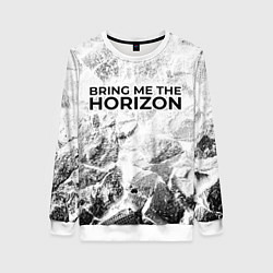 Женский свитшот Bring Me the Horizon white graphite