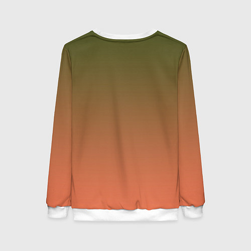 Женский свитшот Абстрактный градиент / 3D-Белый – фото 2