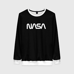 Свитшот женский Nasa white logo, цвет: 3D-белый