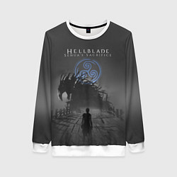 Свитшот женский Hellblade - Sign, цвет: 3D-белый