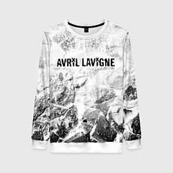 Женский свитшот Avril Lavigne white graphite