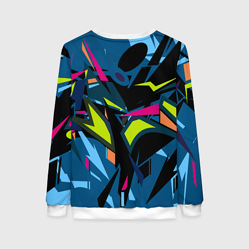 Женский свитшот Настоящая абстракция / 3D-Белый – фото 2