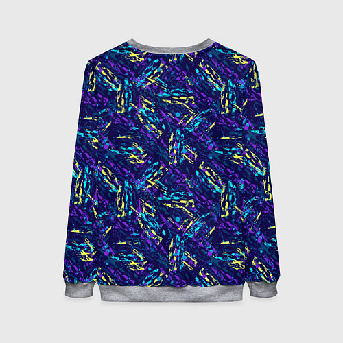 Женский свитшот Абстрактный узор с концепцией / 3D-Меланж – фото 2